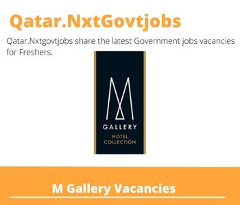 M Gallery Doha Waiter Dream Job | Deadline May 5, 2023