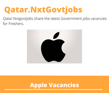 Apple Careers 2023 Qatar Jobs @Nxtgovtjobs