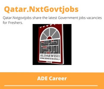 ADE Careers 2023 Qatar Jobs @Nxtgovtjobs