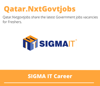 SIGMA IT Careers 2023 Qatar Jobs @Nxtgovtjobs