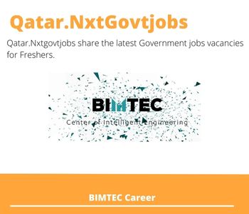 BIMTEC Doha Project Coordinator Dream Job | Deadline May 15, 2023
