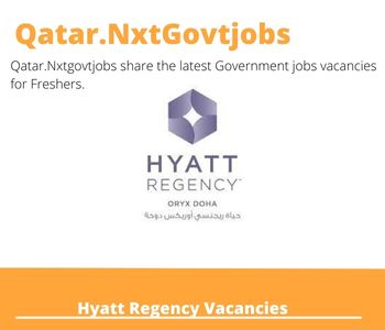 Hyatt Regency Doha Marketing Executive Dream Job | Deadline May 5, 2023