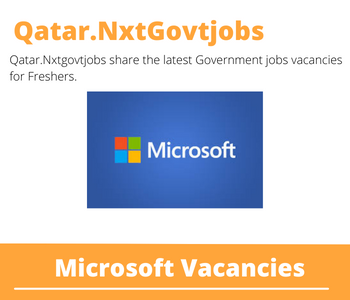 2x Microsoft Careers 2023 Qatar Jobs @Nxtgovtjobs