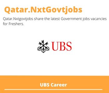 UBS Doha Lead Software Engineer Dream Job | Deadline May 15, 2023